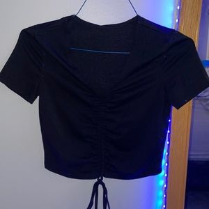 Black crop top!